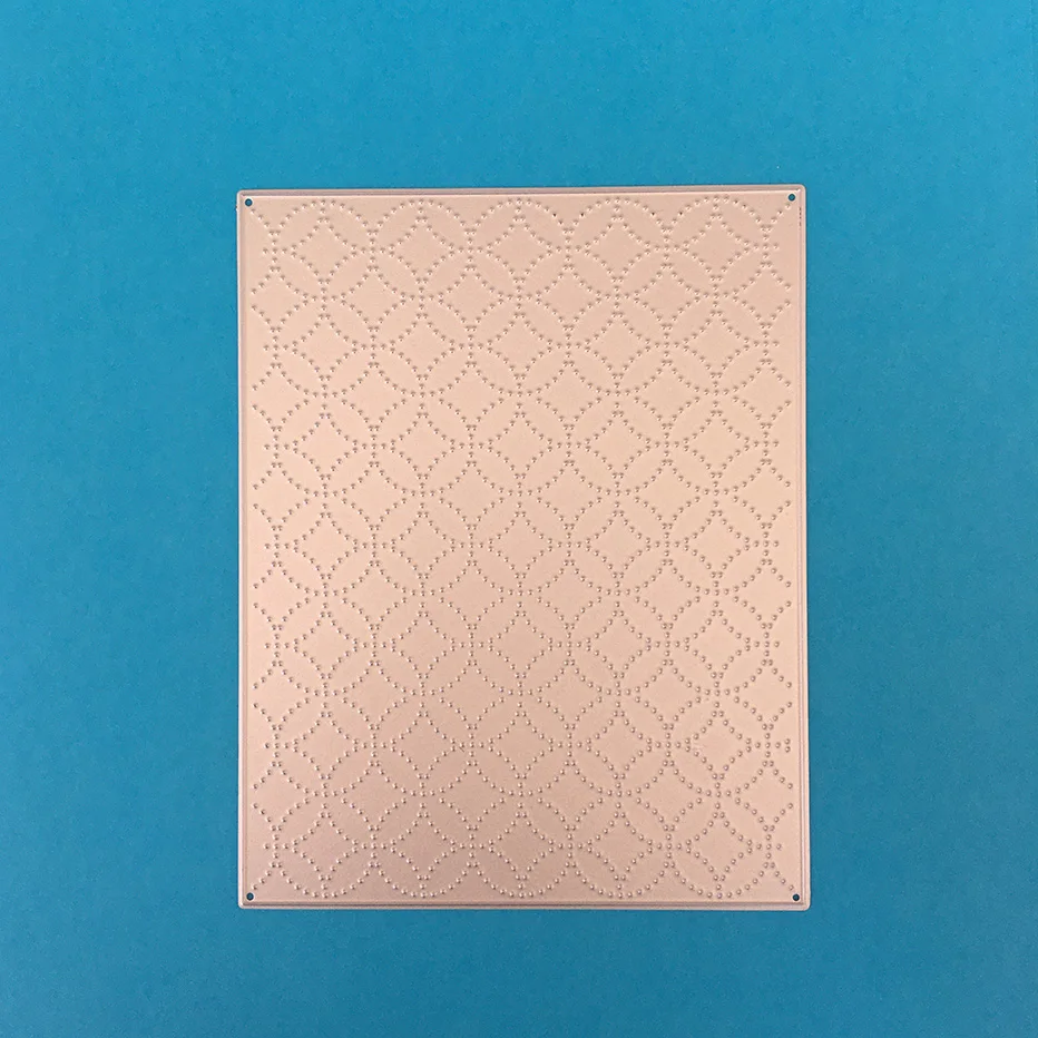 

Rectangular Dot Print Scrapbooking Cutting Dies Yiwu stock clearance DIY Paper gift Card Making metal craft Album