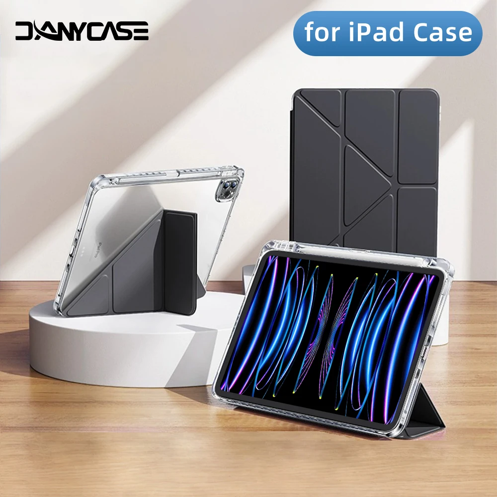 Per Ipad Custodia Di Decima Generazione Per Ipad 10.2 7Th 8Th 9Th Pro 12.9 4Th 5Th 6Th Pro 11 2Nd 3Rd 4Th Air 4Th 5Th Cover Per Ipad 9.7 Mini 6