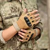 1Pair Tactical Fingerless Gloves for Men - Ideal for Outdoor Sports, Shooting, Hunting, Airsoft, and Cycling 5