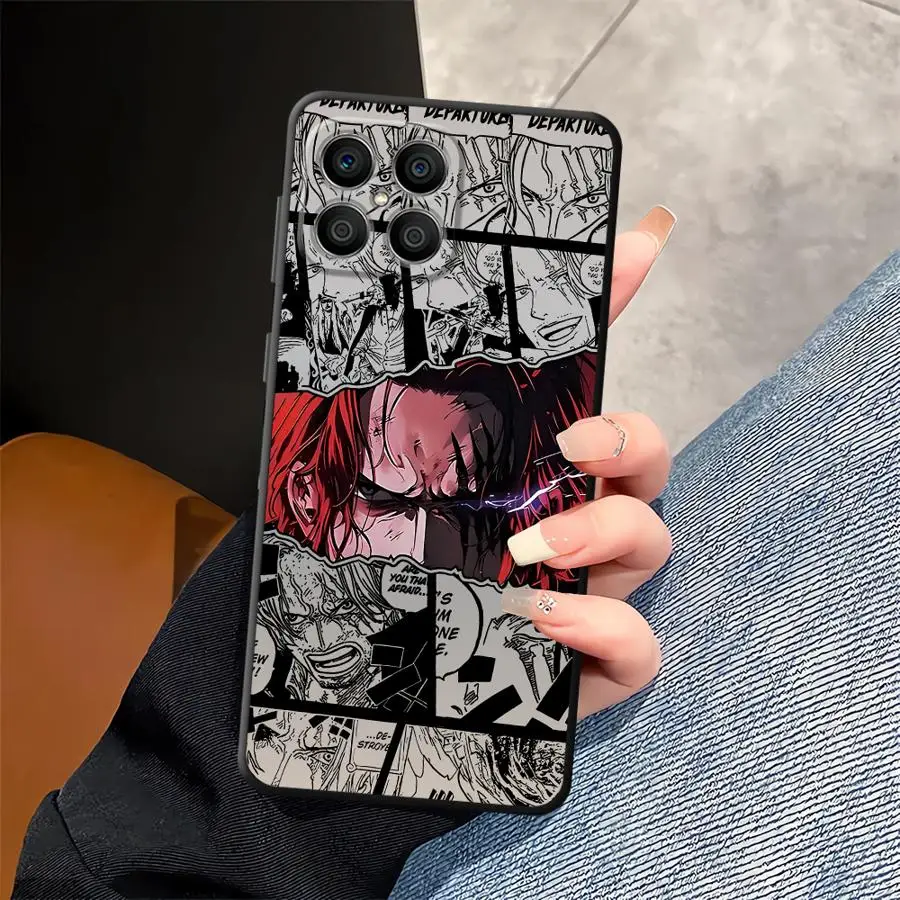 Ones Pieces Luffys Anime Black Phone Cover Case