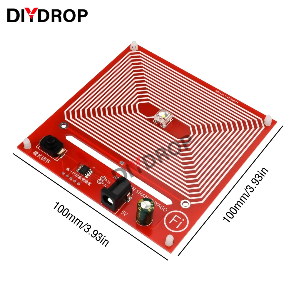 DC 5V 조절식 0.1Hz-30KHz 7.83Hz 슈만 공명 초저주파 펄스 파 발생기, 오디오 공명기 사인파