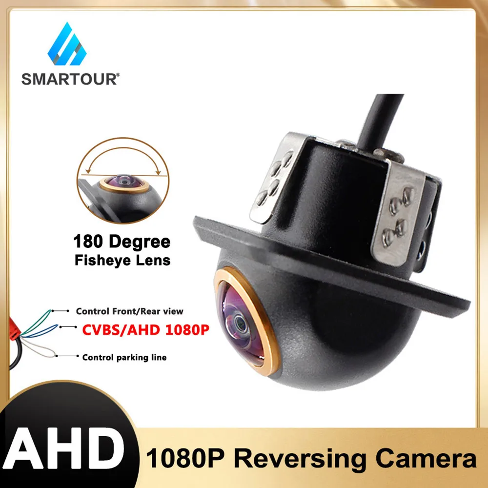 AHD 720P Night Vision Waterproof Backup Camera - Universal 170° Wide Angle Car Rear View Camera Kit