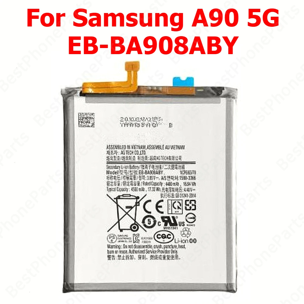 High-Performance Li-Ion Battery for Samsung Galaxy Smartphones