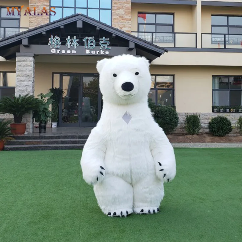 Mascot Costume for Adult Advertising Wedding Polar Bear