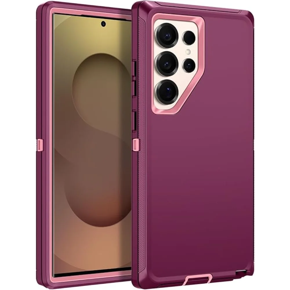 Elite Military-Grade Shockproof Case with Matte Anti-Drop Camera Protection