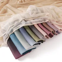 Fashion Women Long Scarf Gradient Color Shawls Wrap Muslim Hijab Turban Scarves Bandanas Headband Bufanda Foulard Turbante Mujer