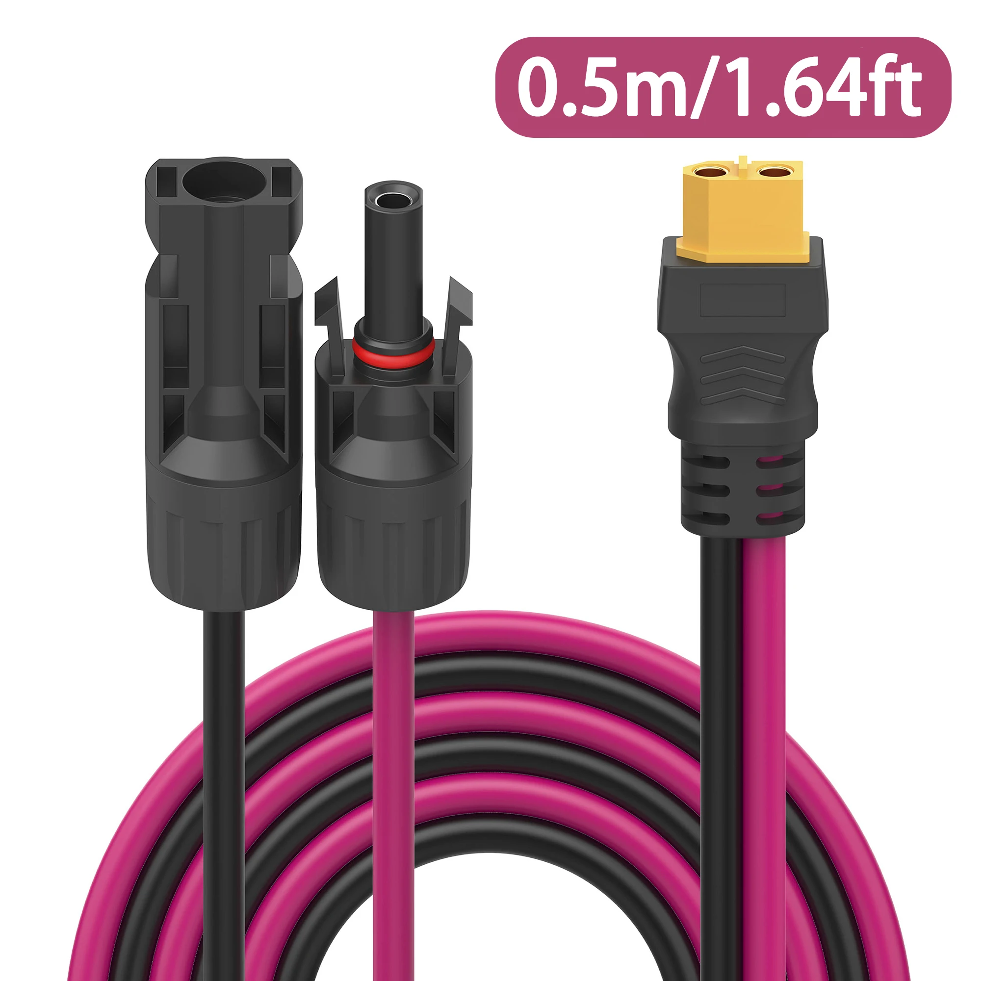 כבל מאריך סולארי ל-xt60 כבל מתאם xt60 מתאים לפנל סולארי לתחנת חשמל ניידת