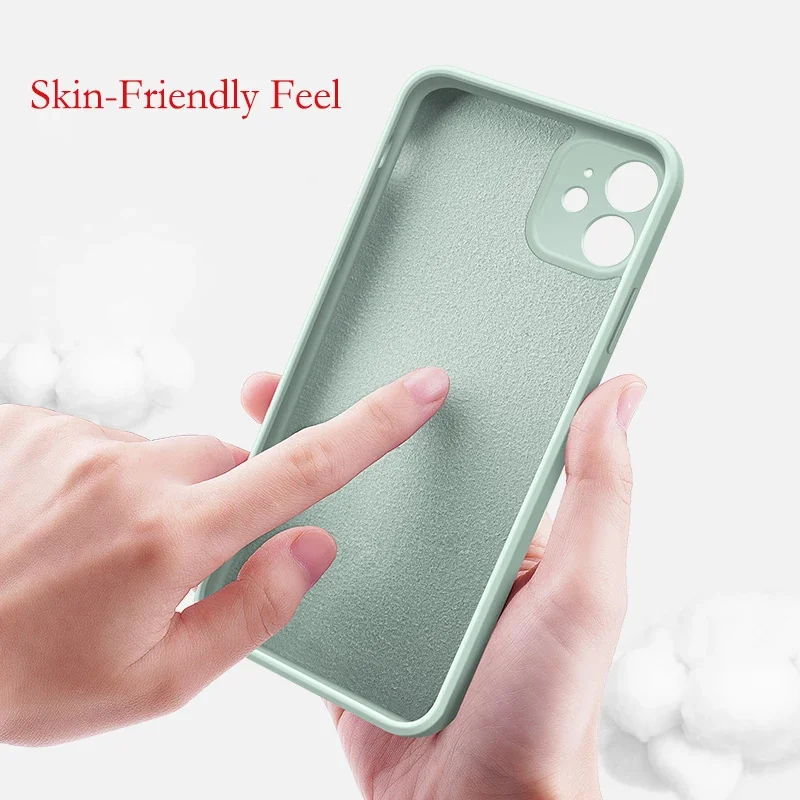 Vibrant Liquid Silicone Luxury Phone Case - Soft Back Cover