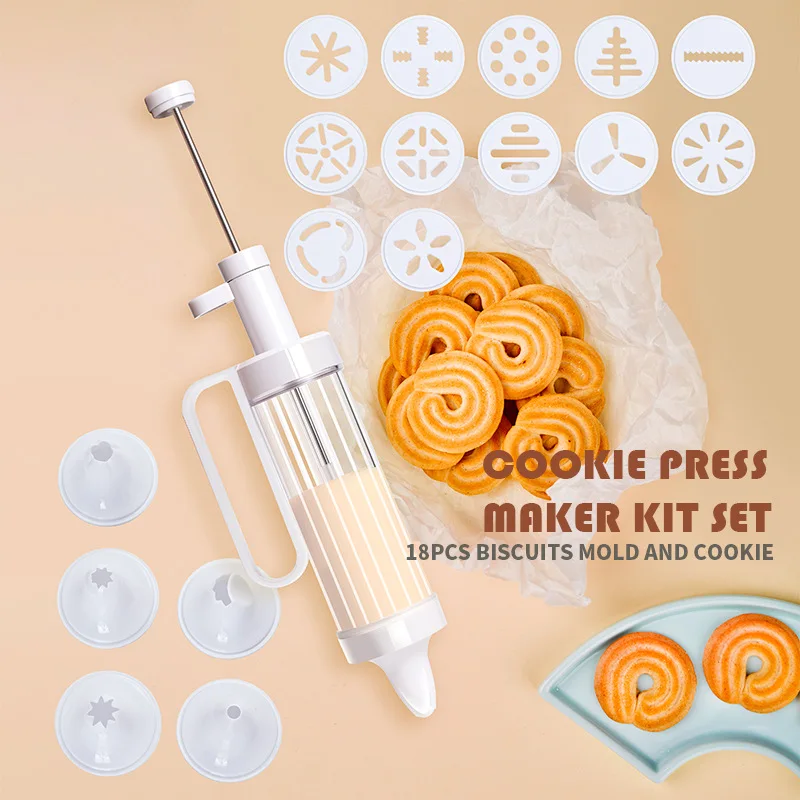 

Decorative Gun Mold Set, Multi functional, Full Set, Household Kitchen Oven, Baking Decorative Device, Squeezing Mouth