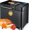 17-in-1 Bread Maker-Dual Heaters, 710W Machine Stainless Steel with Gluten-Free, Dough Maker,Jam,Yogurt PROG, Auto Nut Dispenser 1