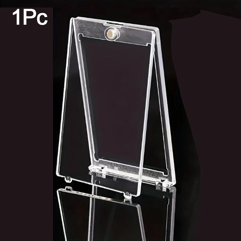 Clear Magnetic Card Holder Set - Premium Protective Display Sleeves for Trading and Sports Cards