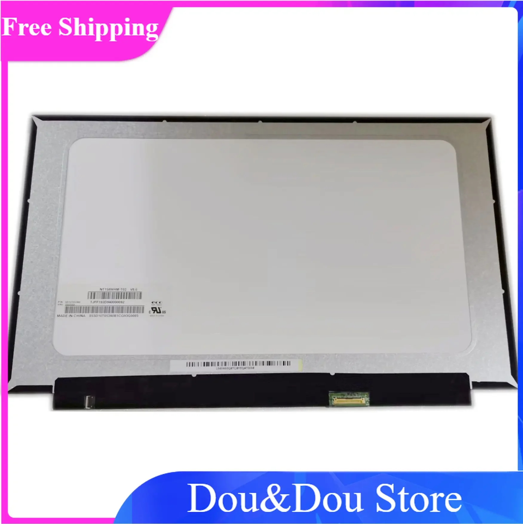 

NT156WHM-T02 V8.0 15.6" HD Display Narrow Edge LED for Laptop Touch LCD Screen New