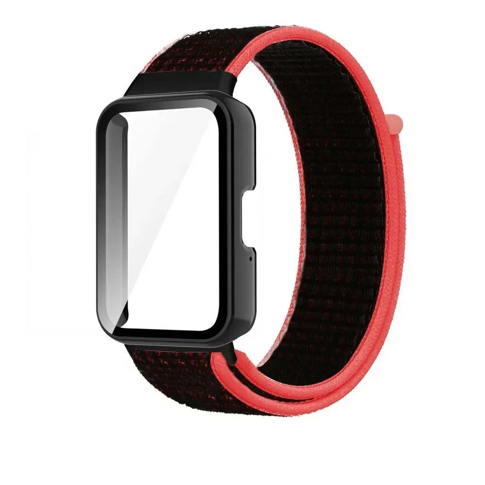 Premium Protector Case and Band Kit with Nylon Loop Strap and Glass Protective Shell