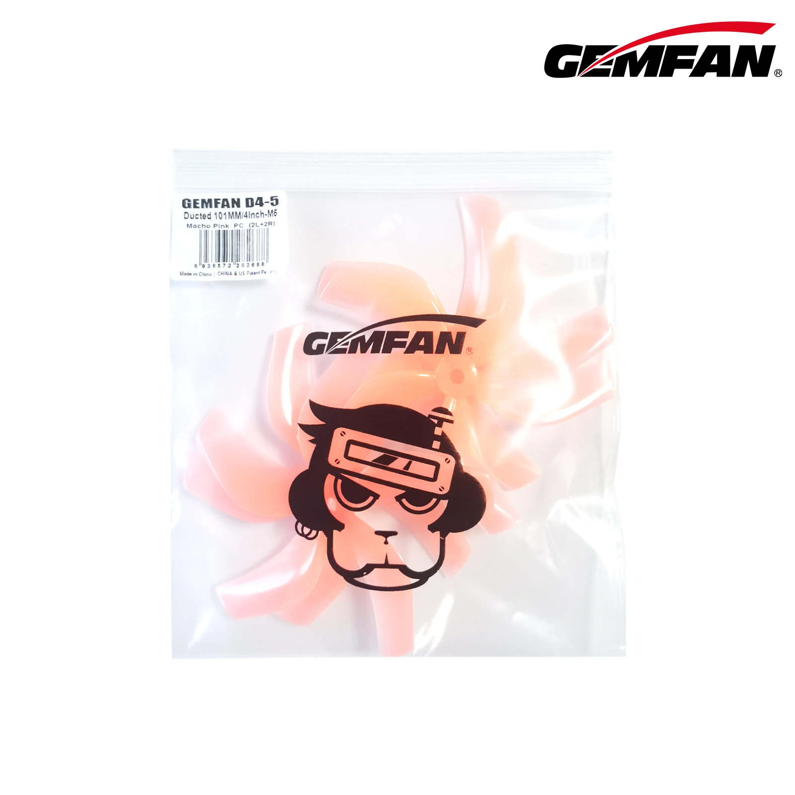 

6Pairs(6CW+6CCW) Gemfan D4-5 4X3.8X5 5-Blade PC Propeller M5 for FPV Freestyle 4inch Cinewhoop Ducted Drone DIY Parts