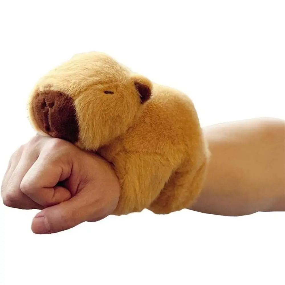 Pulsera Capybara De Peluche – Slap Bracelet Con Diseño De Animal, Regalo Para Niños Y Niñas En Cumpleaños O Navidad