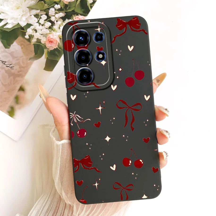 Floral Fashion Soft Silicone Bumper Phone Case in Pink