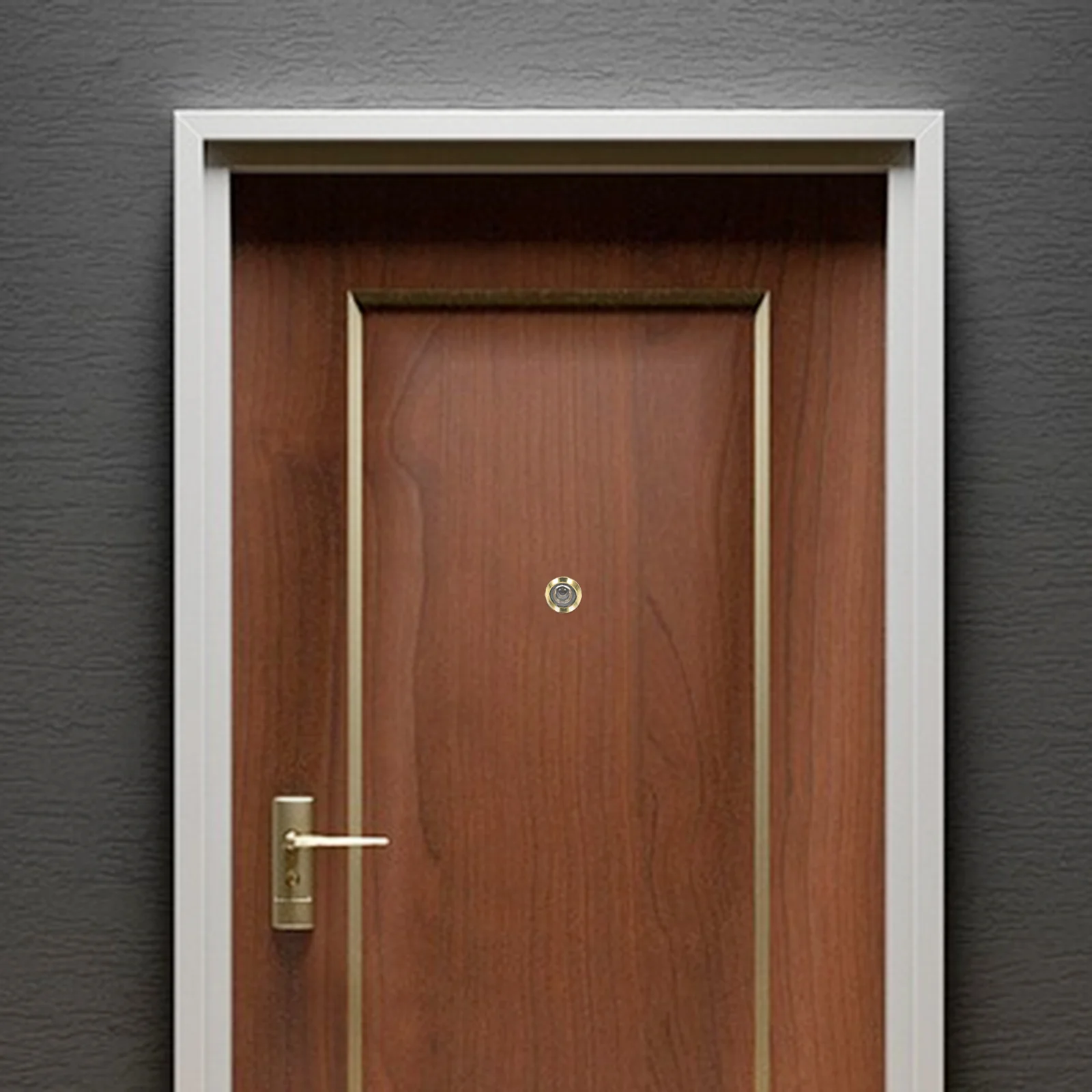 도난 방지 문짝 구멍 전면 뷰어, 광각 스테인레스 스틸 번호 커버, 디지털