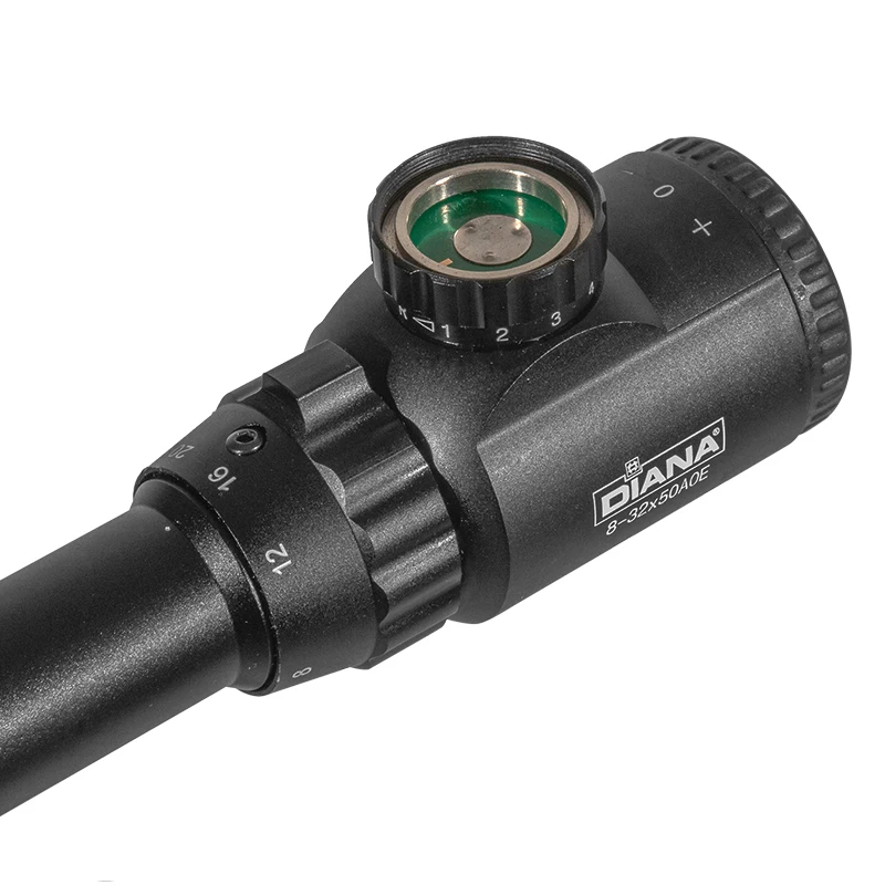 DIANA 8-32X50 Tactical Rifle Optics Red Dot Green Sniper Scope Compact Riflescopes Hunting Sight