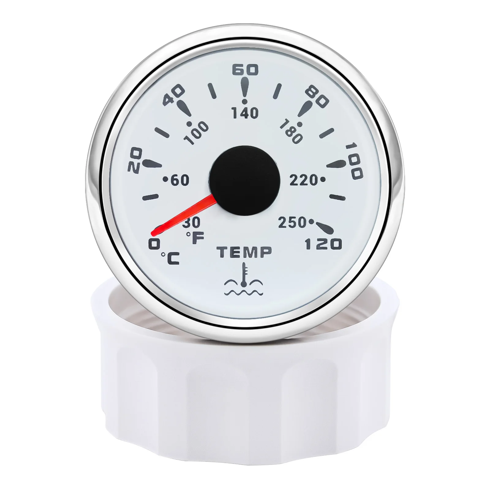 0~120Celsius Car 52mm Water Temperature Gauge with Sensor 1/8NPT M14X1.5 Waterp