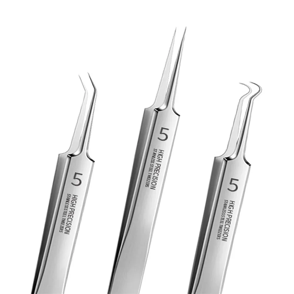 Cell Pimples Blackhead Remover Clip Ultra-fine Tweezers Black Dots Blackhead Extractor Acne Needle Facial Cleaner Skin Care Tool