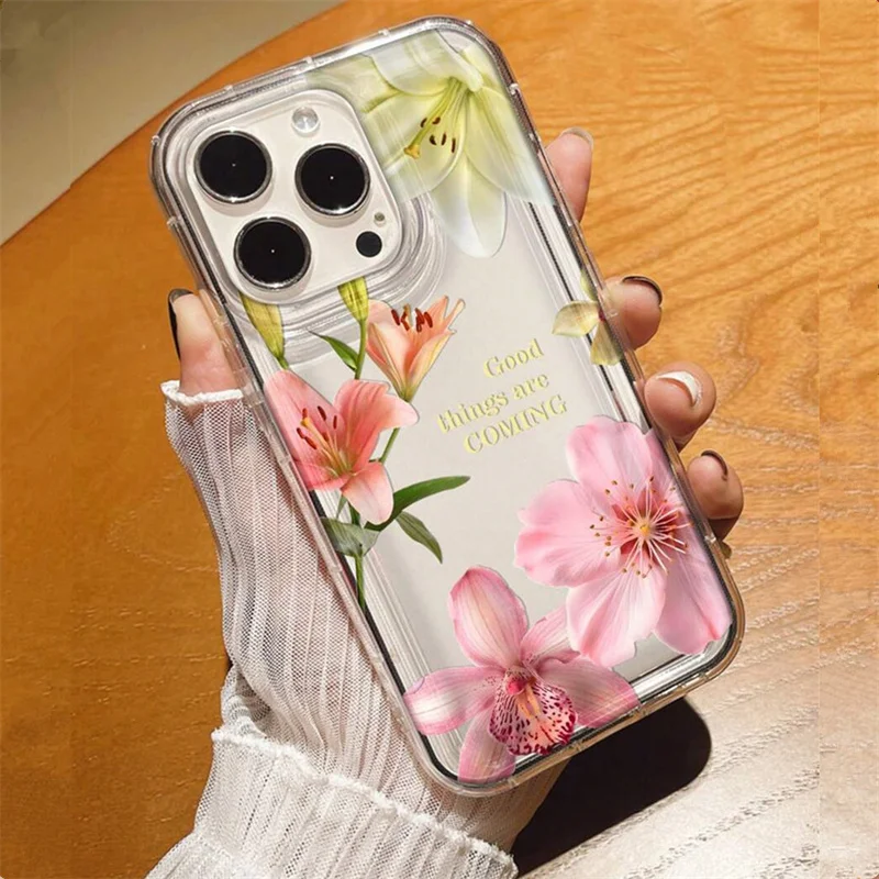 รูปสินค้า เคสโทรศัพท์ลายดอกไม้สไตล์วินเทจ