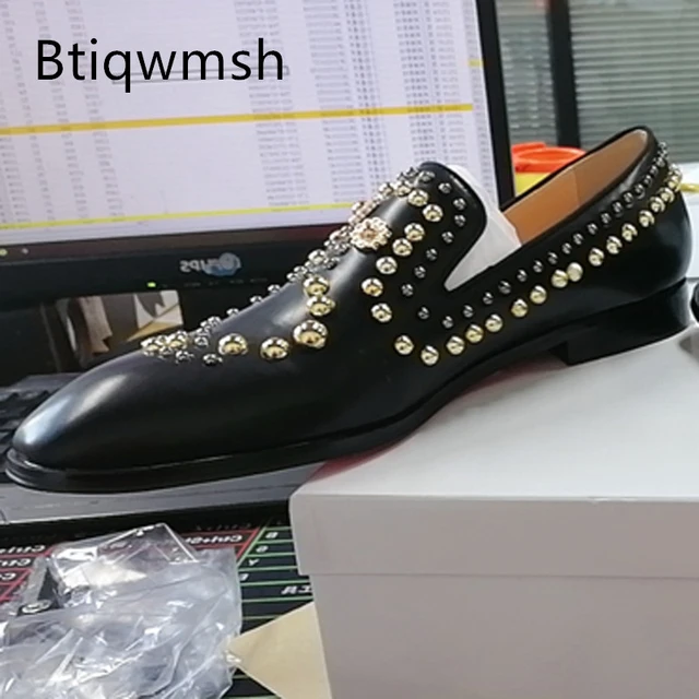 Christian Louboutin Black Dress Shoes for Men for sale