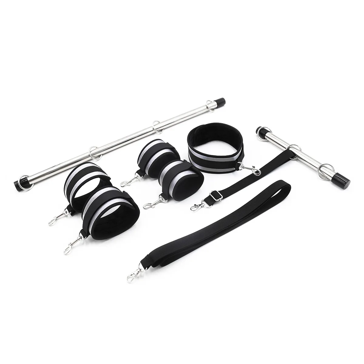 High quality Stainless Steel Adult Games Handcuffs Collar Bdsm Bondage Fetish Flirting Sex Toys For Couples Erotic SM Products