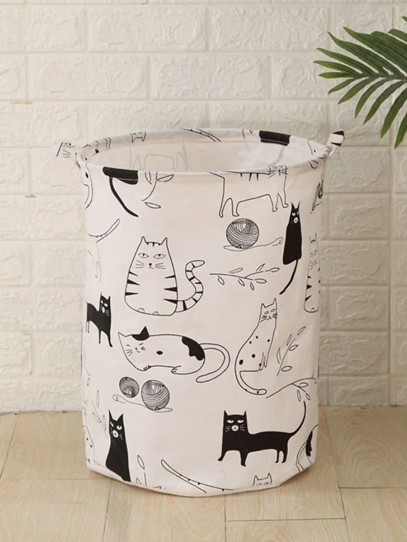 סל כביסה מבד עם ידיות, מארגן אחסון עמיד למים, סל מתנה לאחסון צעצועים בחדר התינוקות