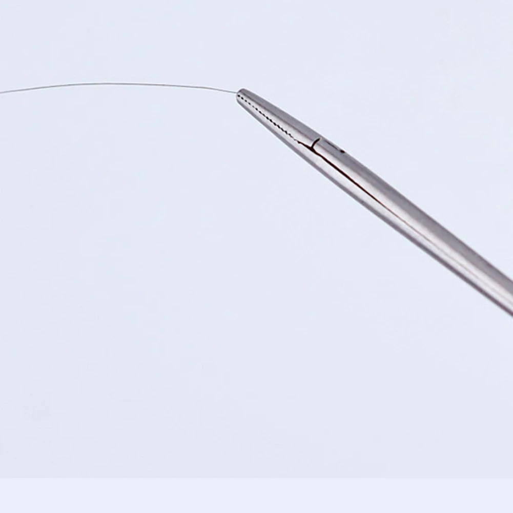 T27C Ear Nose Cleaner Pliers Pick Endoscope Earwax Remover Veterinary Forceps Tweezer Long Forceps