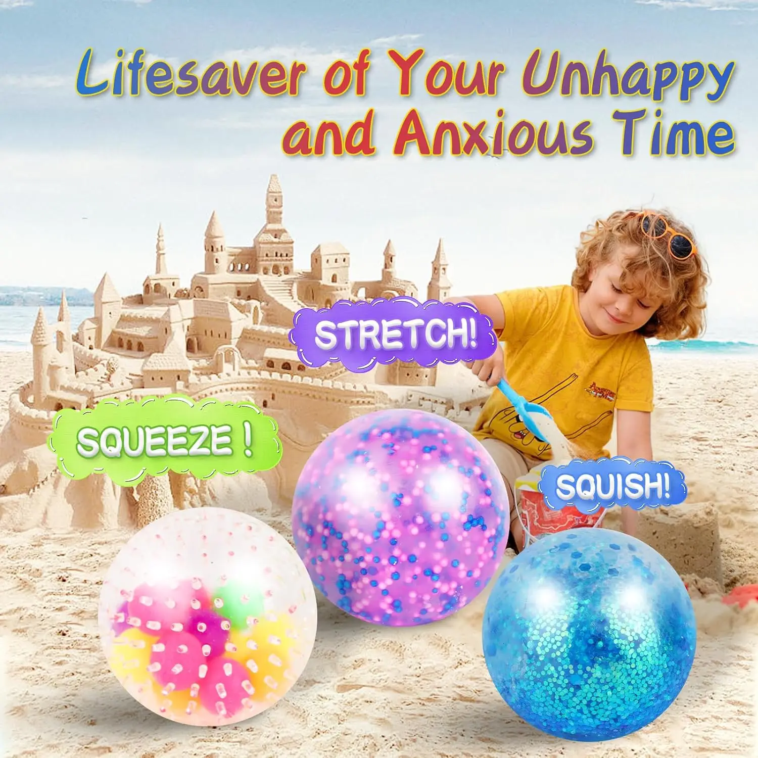 5PCs Pinch Balls to Release Pressure