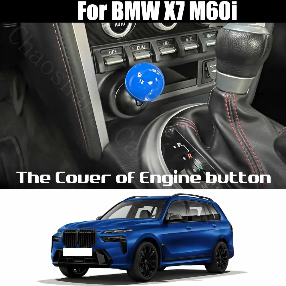 

For BMW X7 M60i Car Engine START Button Replace Cover STOP Switch ball style Car Accessories