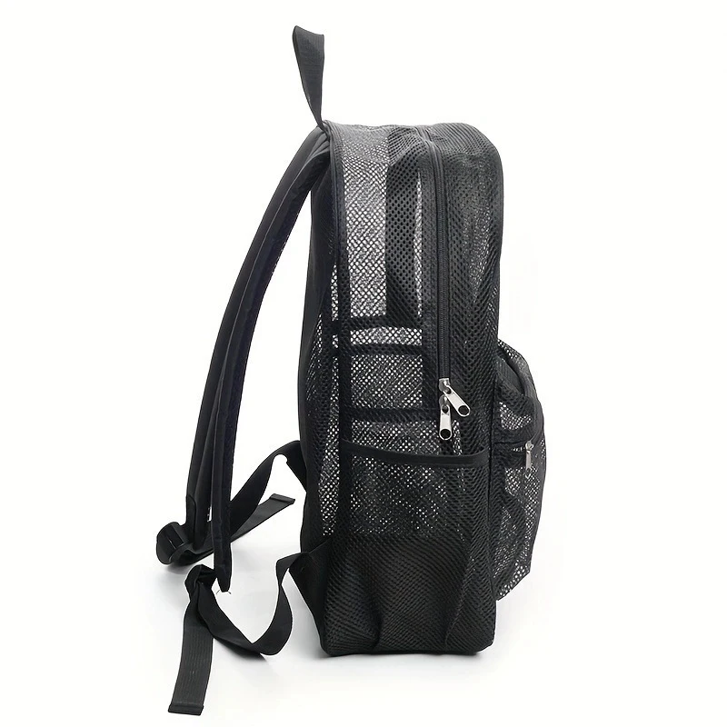 Heavy-duty mesh women's backpack portable business travel storage bag 3