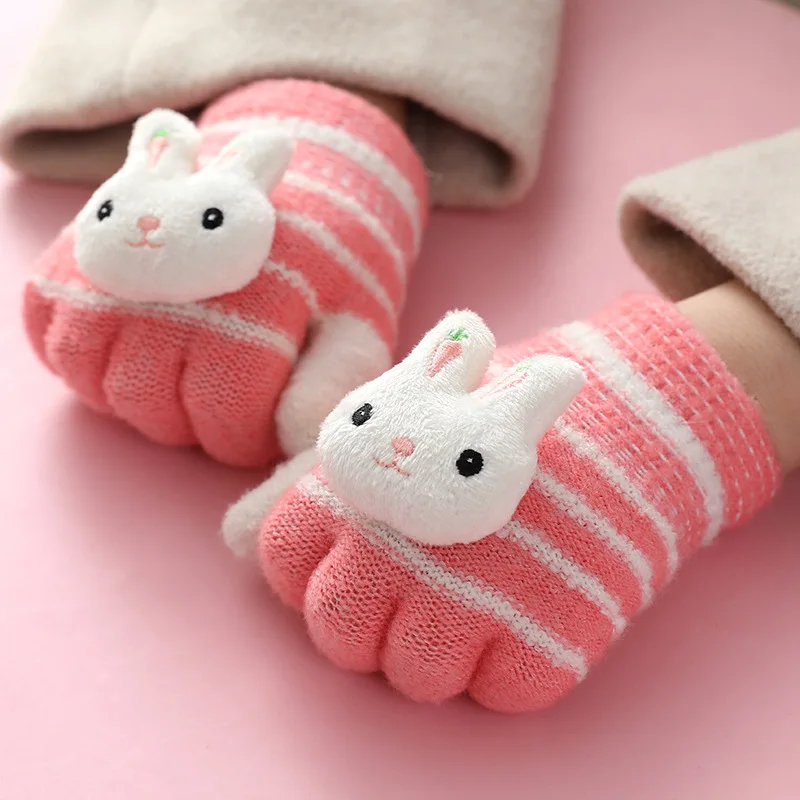 Spiderman Bébé Garçons Filles Laine Tricoté Gants Enfants Enfants Hiver