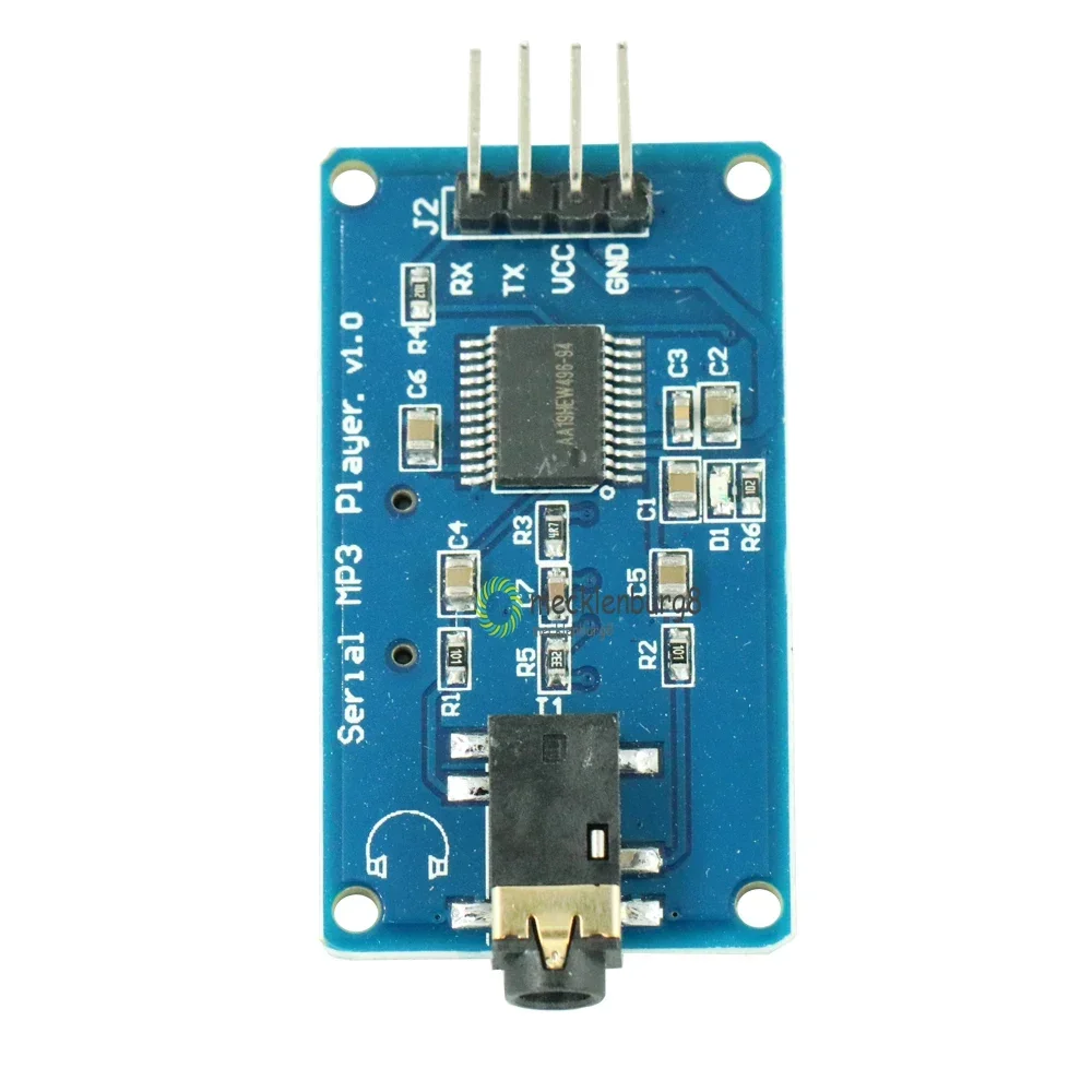 

1PCS YX5300 UART TTL Serial Control MP3 Music Player Module Support MP3 / WAV Micro SD /SDHC Card For Arduino/AVR/ARM/PIC