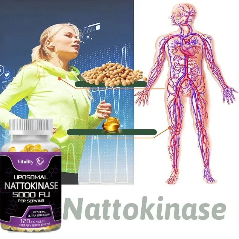 Vitality Nattokinase Blood Vessel Cleaning Capsules
