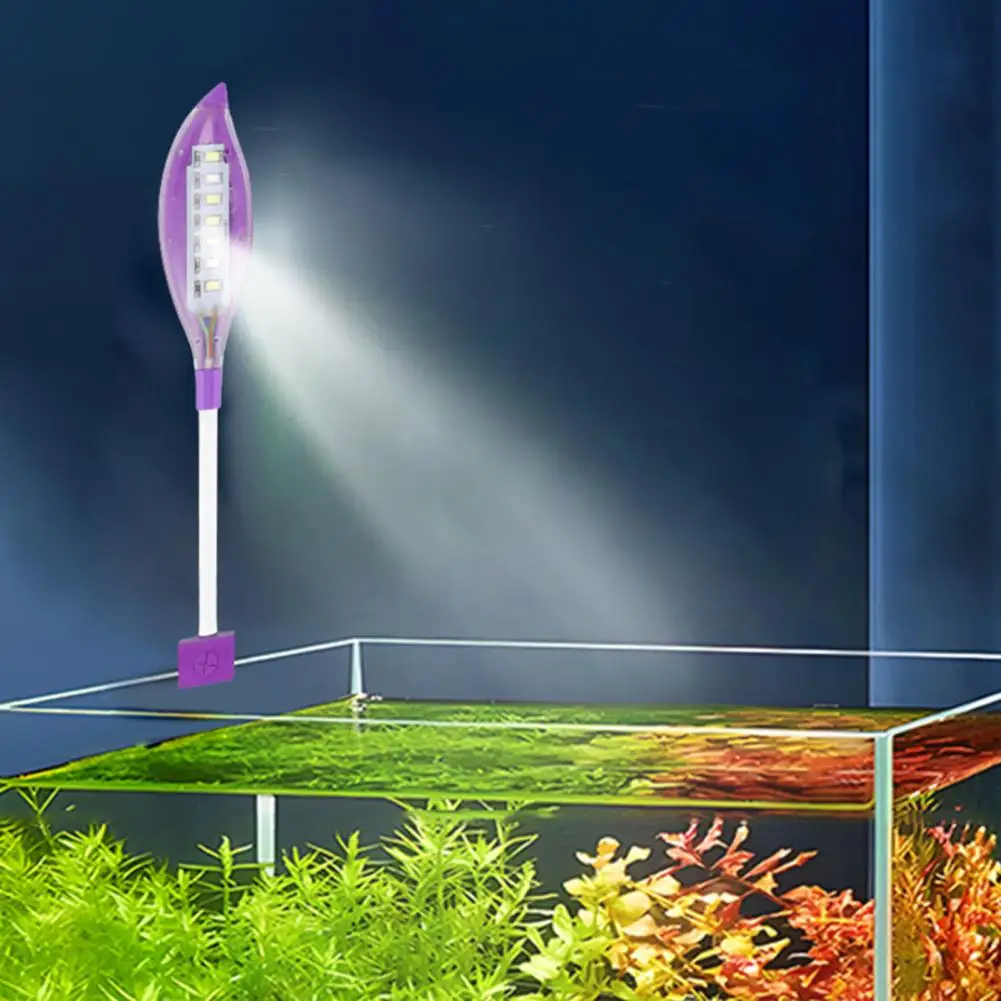 USB 어항 조명, 휴대용 어항 조명, 360 ° 조절 가능, 슈퍼 구스넥 LED 어항 조명