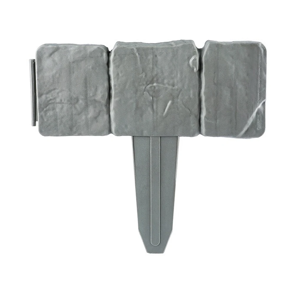 Garden Edging Border Imitation Stone Fence Partition Fence Garden Decor (40pcs)