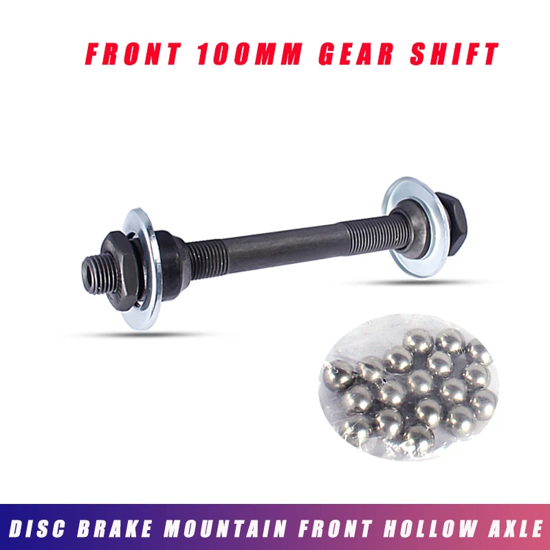 Novatec-Rear Axle for Mountain Bike, Quick Removal, Hollow Axle, Loose Bead, Flower Drum, Fixed Axle, 100mm, 130mm, 135mm
