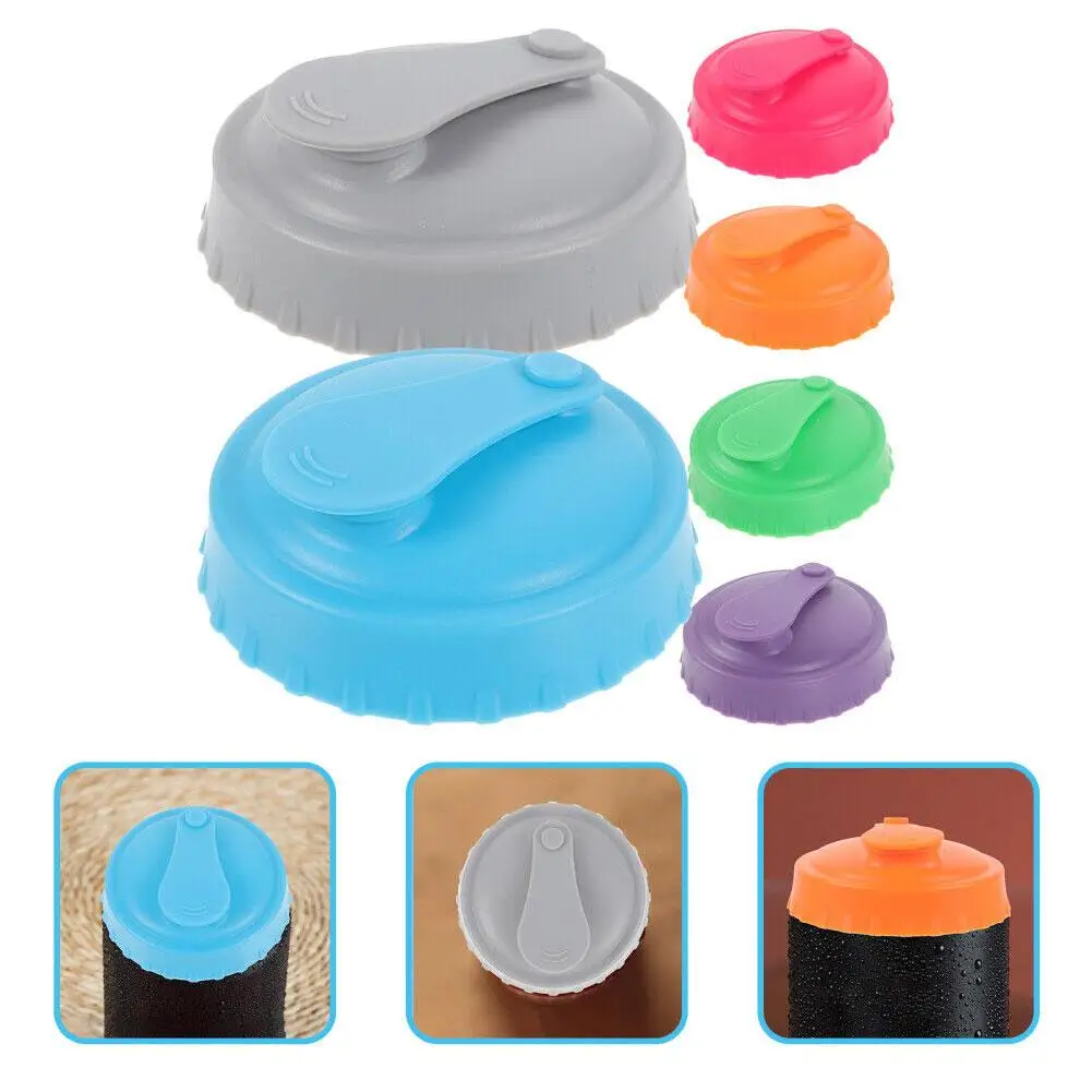 

Silicone Leakproof Bottle Can Lid Reusable Can Stopper For Soda Beer Drinks Juice Coke Beverage Fits Standard Cans Protecto M3V8