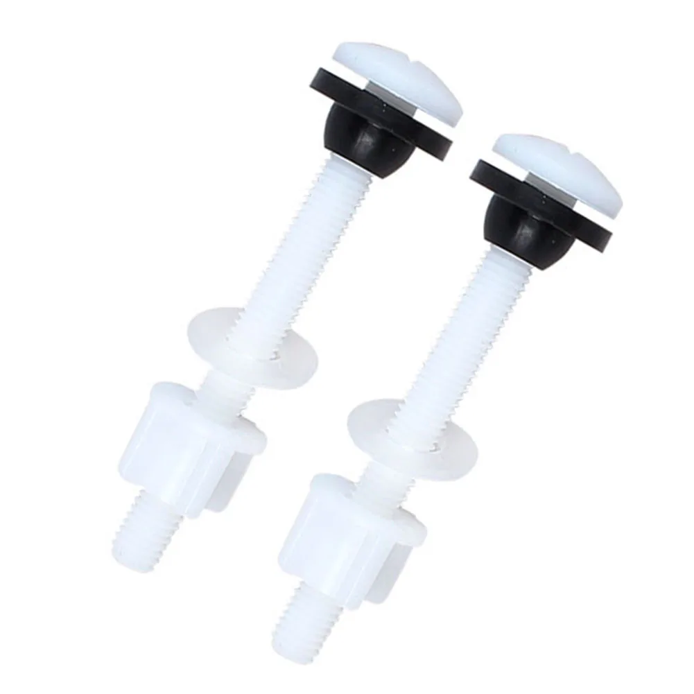 Rubber Pad Set Water Tank Screws Toilet Plastic And Rubber Thread Diameter X 0.35\\\" Toilet Fixing Screw 8 X 2.4cm