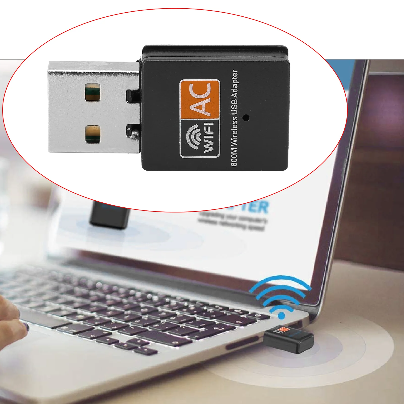 USB 컴퓨터 와이파이 수신기 와이파이 어댑터 USB 컴퓨터 수신기 5G 미니 2.4G 외부 8811 칩 무선 네트워크 카드 AC600M