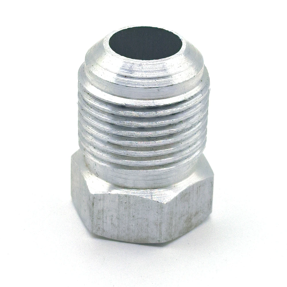 자동차 에어컨 호스 커넥터 파이프 조인트 R134a/R12 외부 치아 용접 알루미늄 파이프 헤드 변환 피팅