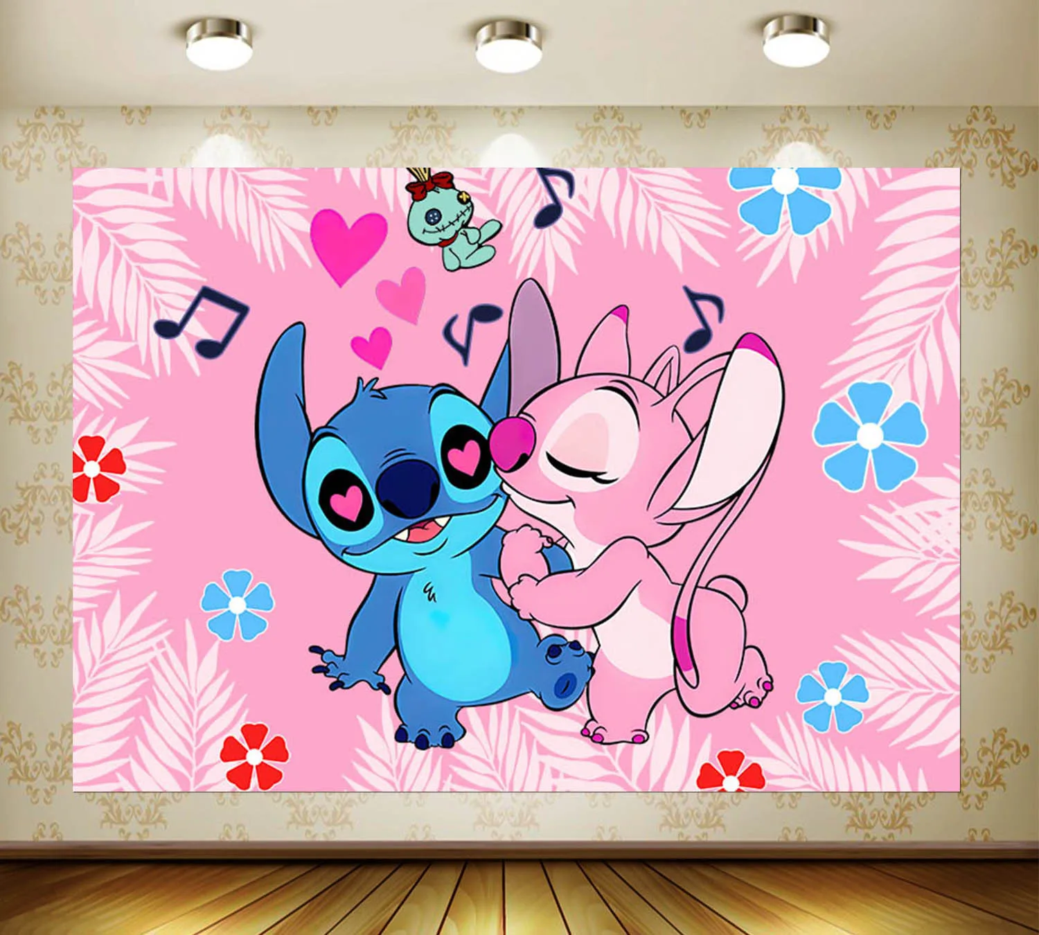 Stitch Birthday Party Decorations  Stitch Birthday Party Flag - Party &  Holiday Diy Decorations - Aliexpress