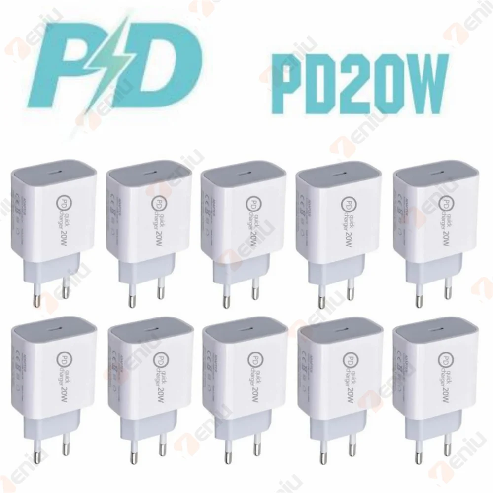 

Зарядное устройство PD с USB-портом, 20 Вт, 10 шт.