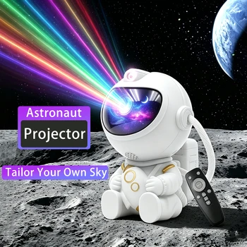 Astronaut Star Projector Night Light with Remote Control 360° Adjustable Galaxy Nebula Ceiling Lamp for Bedroom Kids Room Party 1