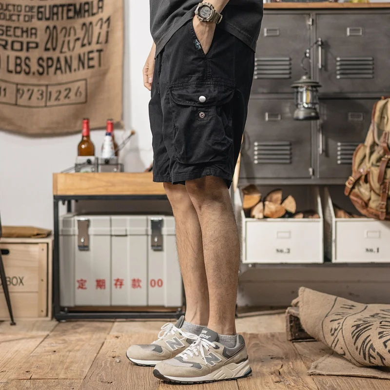 2025 Summer Baggy Multi Pocket Cargo Shorts For Men Casual