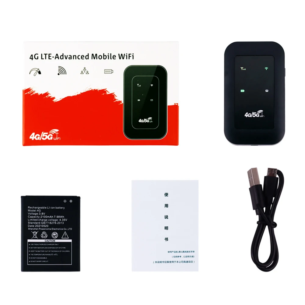 Portable 4G LTE Wireless Hotspot Device