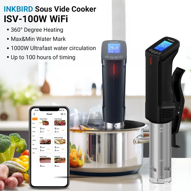 Inkbird WiFi Sous Vide Cooker - ISV-1000W