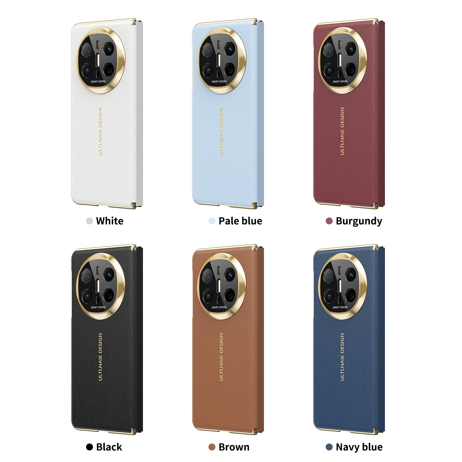 Luxury Electroplated Matte Magnetic Flip Leather Case with Intelligent Window - Full Protective Cover