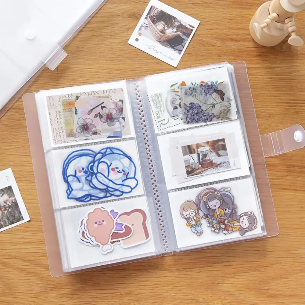 120/240 Slots Cards Holder ID Business Card Bag Photocards Holder Collection Photo Album Book Ticket Desk Organizer